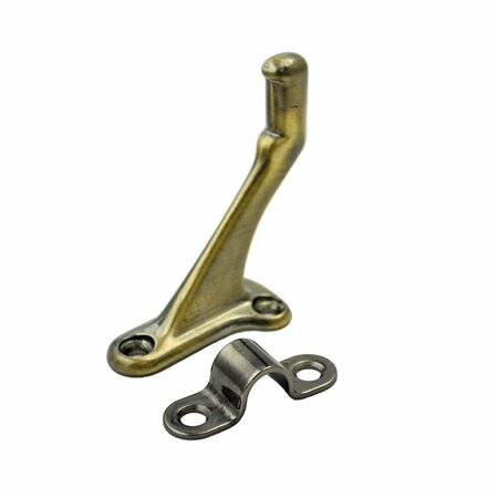 IVES COMMERCIAL Aluminum Handrail Bracket Antique Brass Finish 059A5